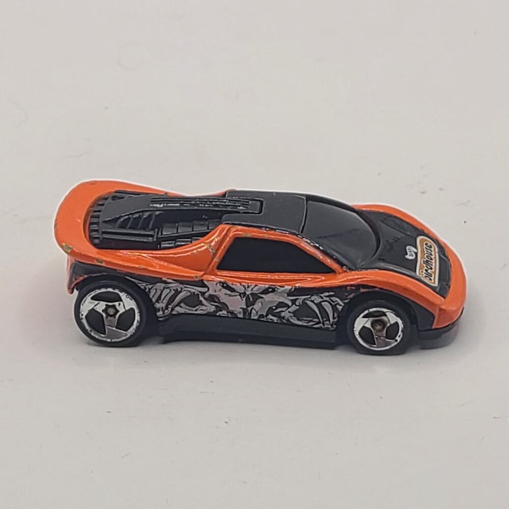 Vintage Hot Wheels Birdhouse Orange/Black Speed Blaster 3 Spokes 1/64 Diecast